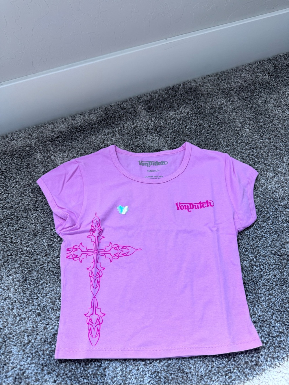 NWT Von Dutch Baby Tee
